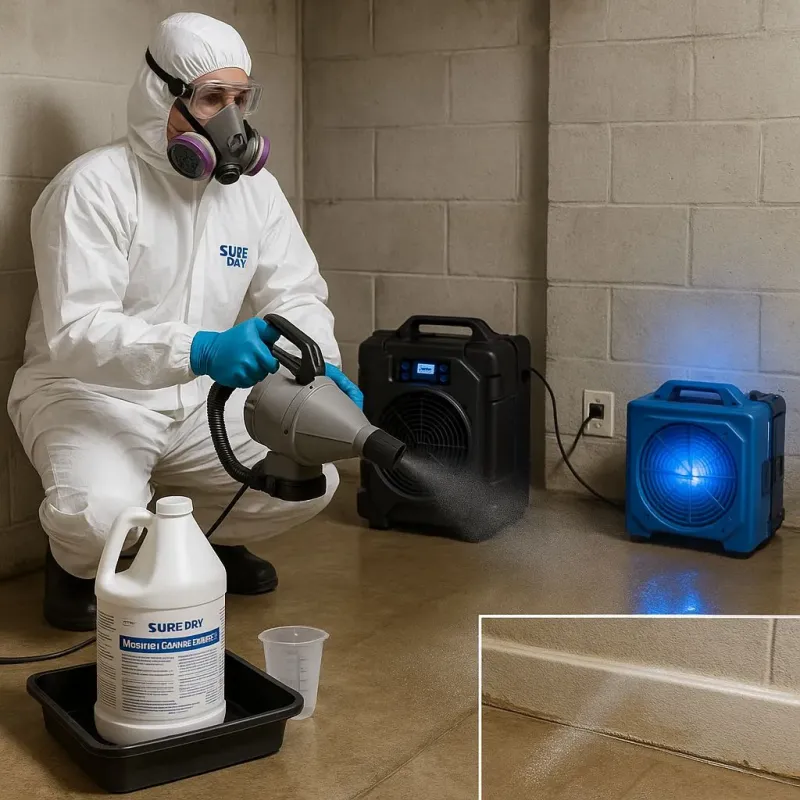 Sanitization and Odor Removal process in Fresno, TX