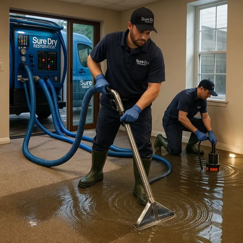 Water Extraction and Removal process in Fresno, TX